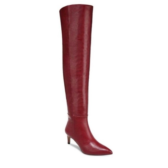 Sam Edelman Shoes - 🔥Sam Eldeman  Elegant Red Over-the-Knee Boots #NWOT
